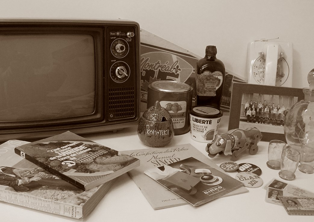 Photo showing various objects from the collection