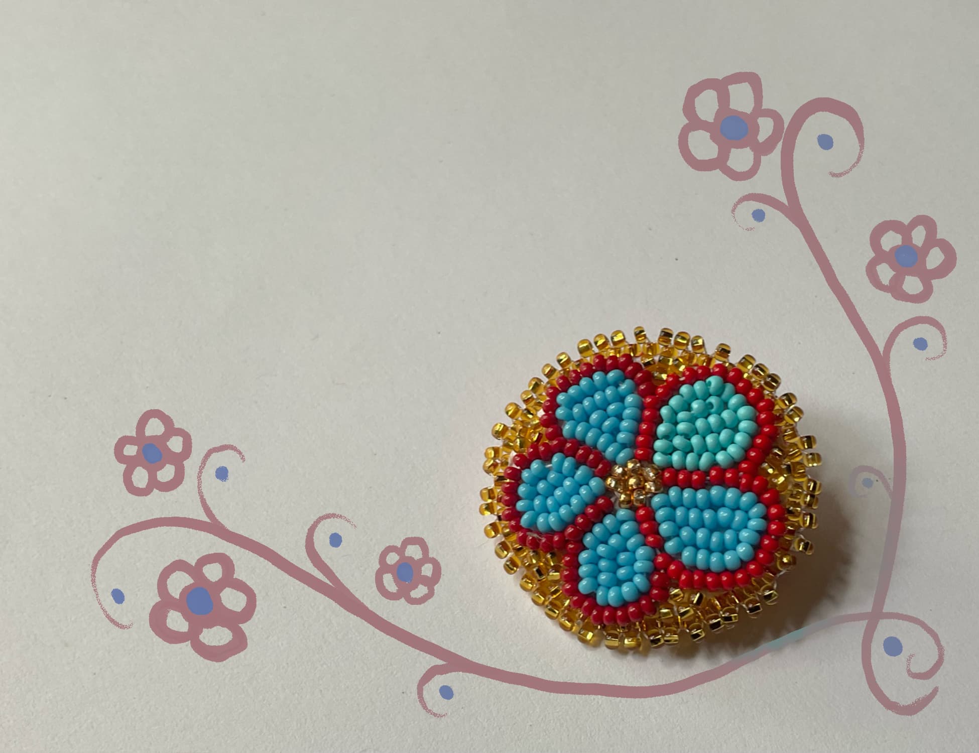 A beading pattern