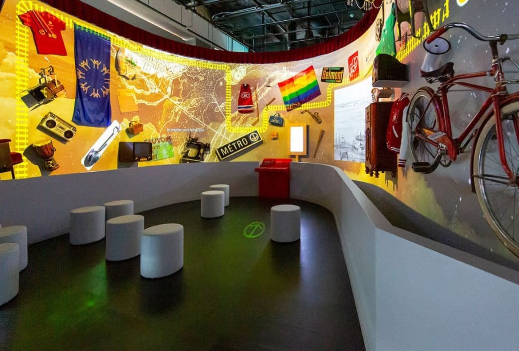Photo of the time travel machine in the permanent exhibition