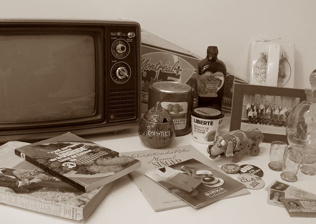 Photo showing various objects from the collection