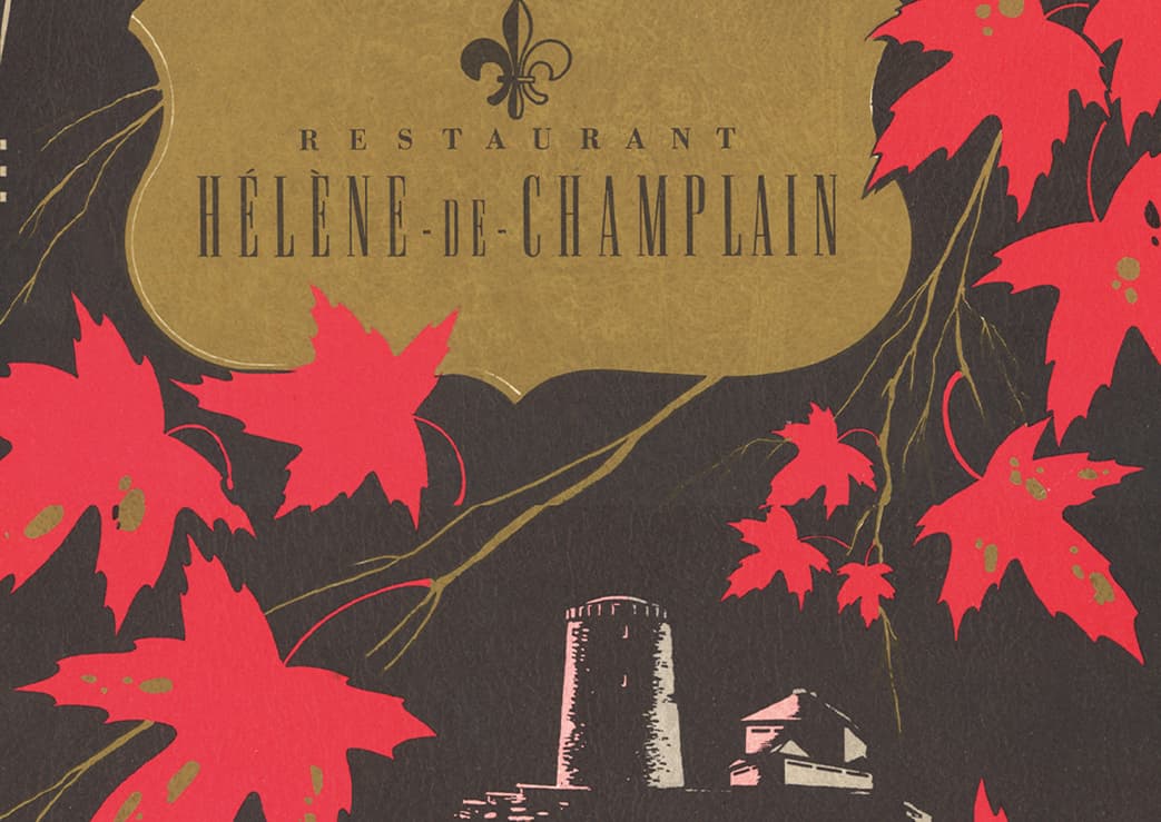 Hélène-de-Champlain's restaurant menu